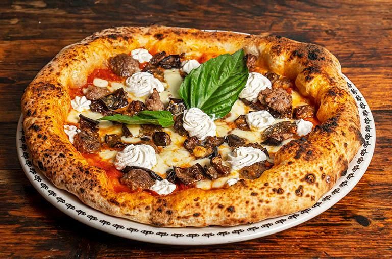 Polpettina e Ricotta Pizza