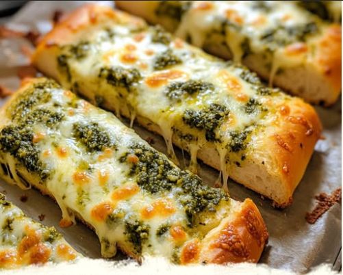 Cheesy Pesto Bread