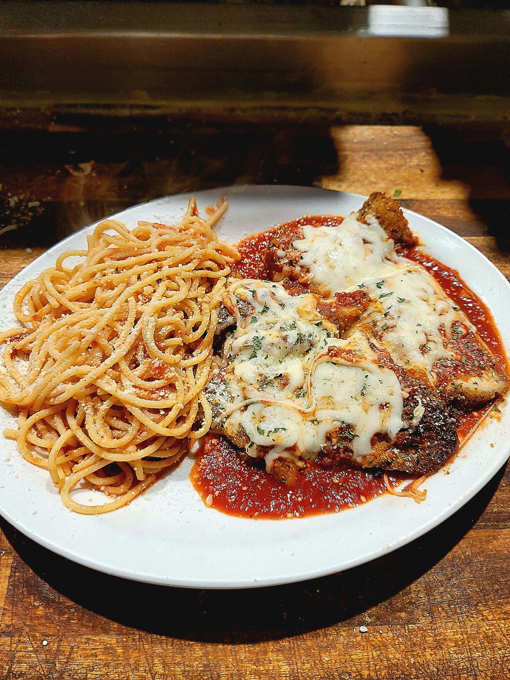 Grandma's Chicken Cutlet Parmesan Dinner