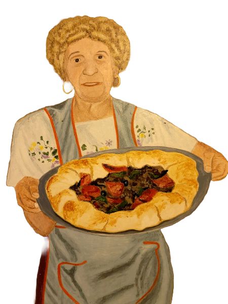 Aunt Joann's Manhattan Margherita (V)