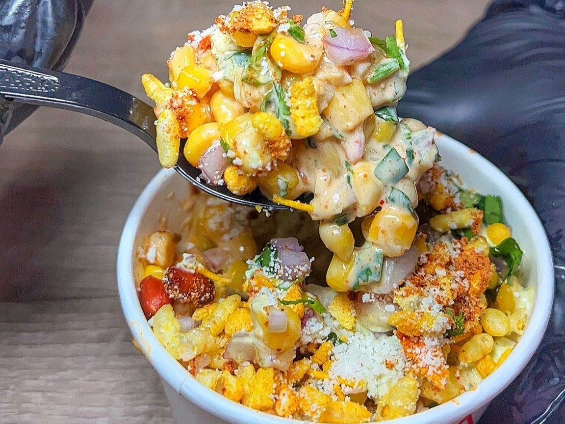 Samosa Elotes Chaat