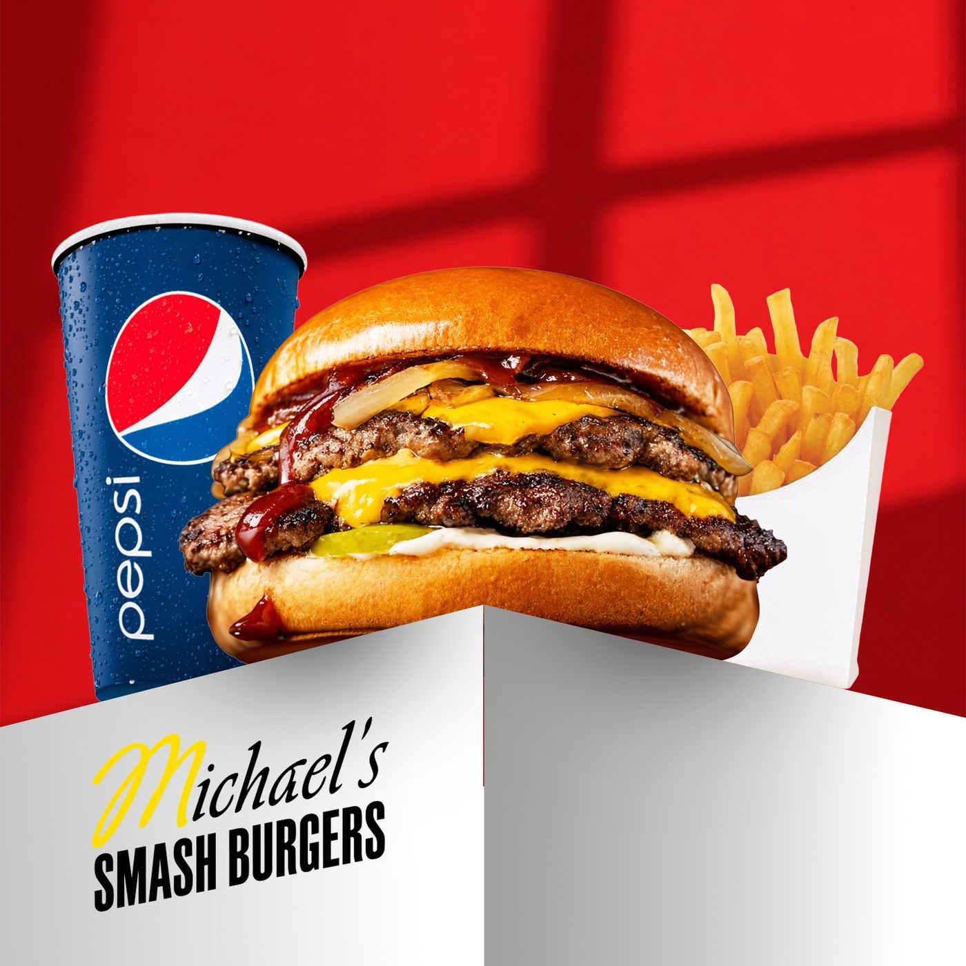 Classic Smash Burger Combo