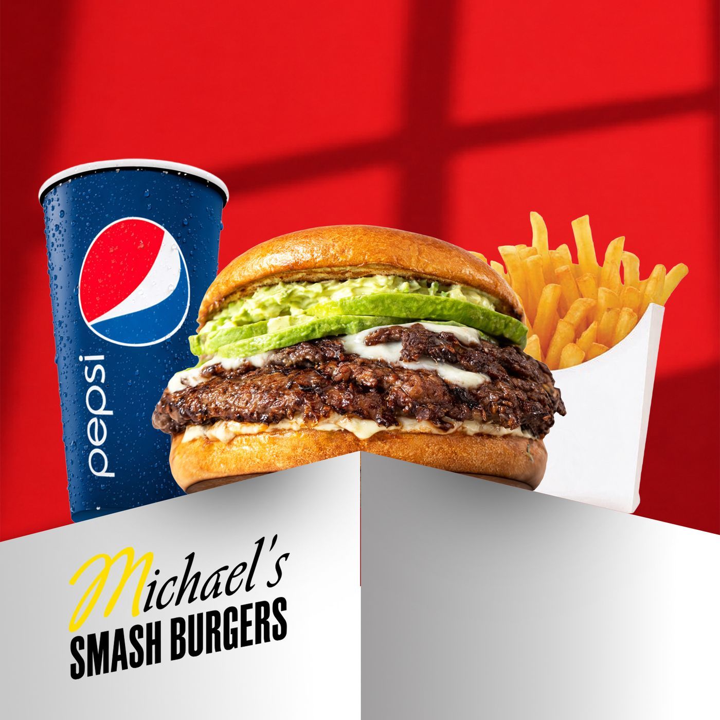Avocado Smash Burger Combo