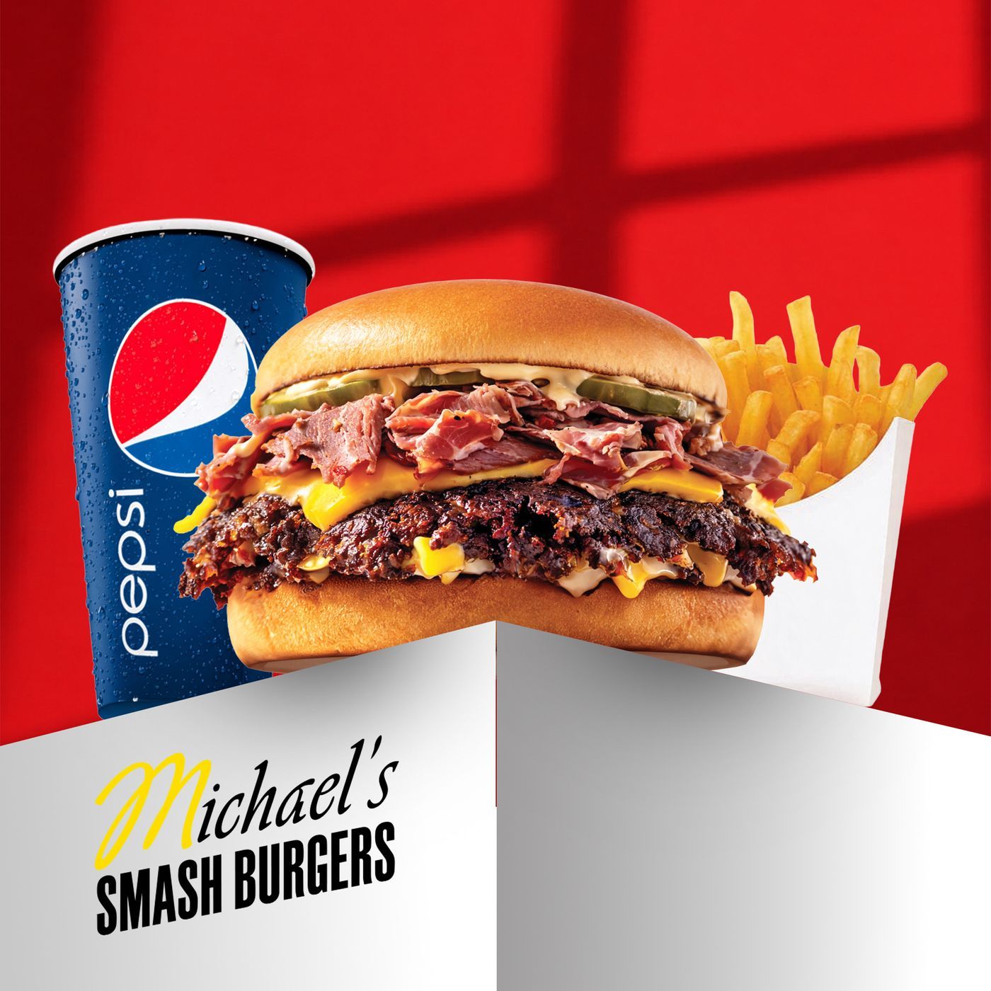 Pastrami Smash Burger Combo