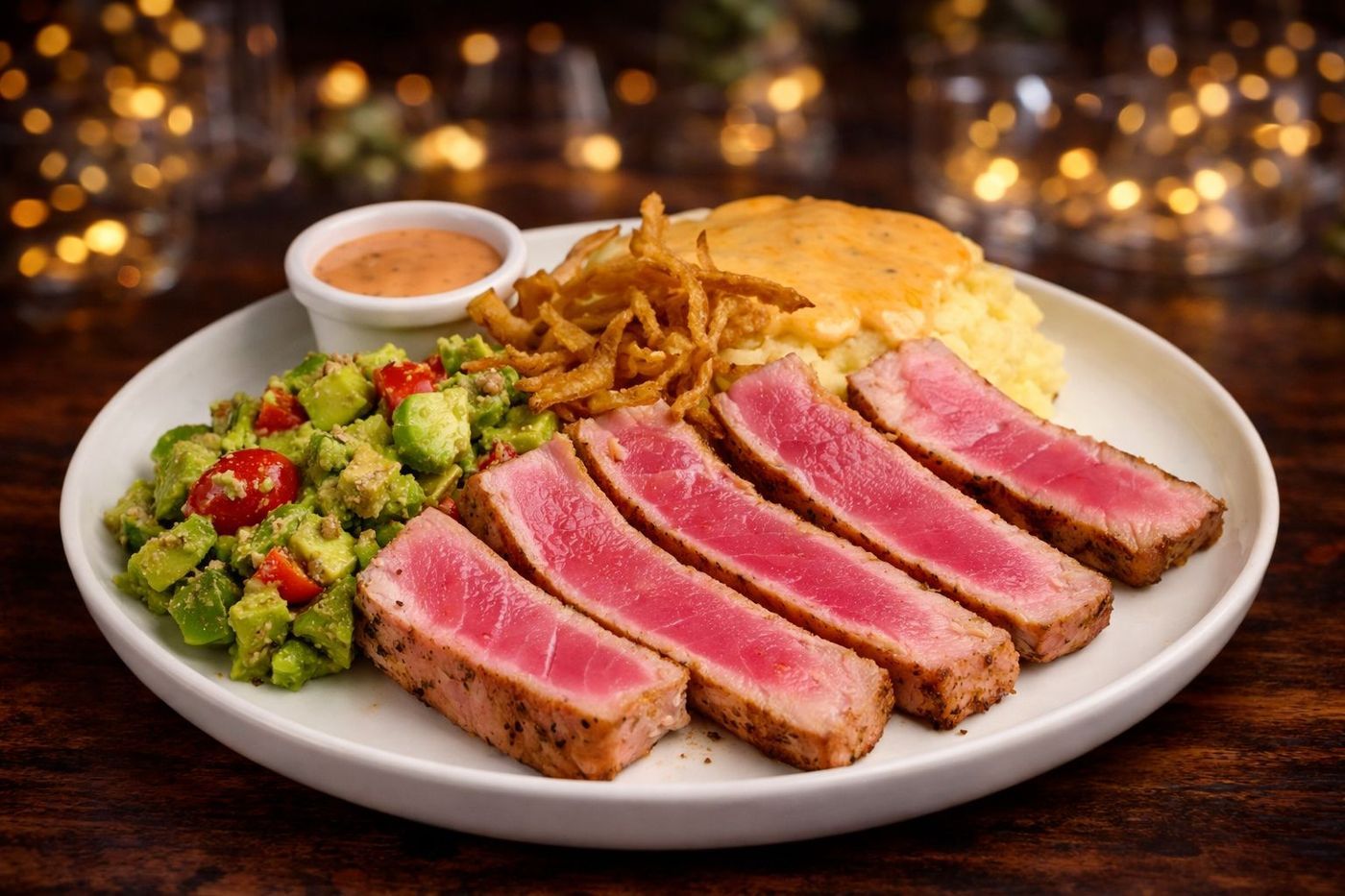 Cedar Plank Tuna Steak