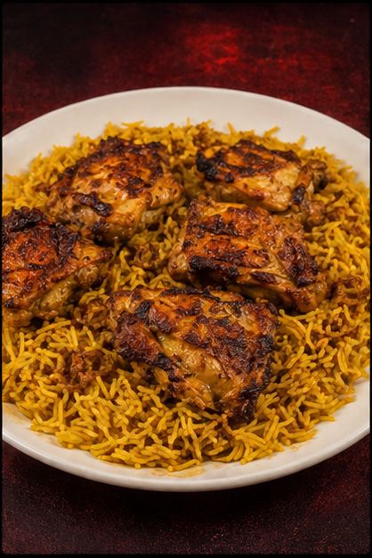 Grilled Chicken With Rice