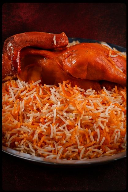 Half Chicken Mandi