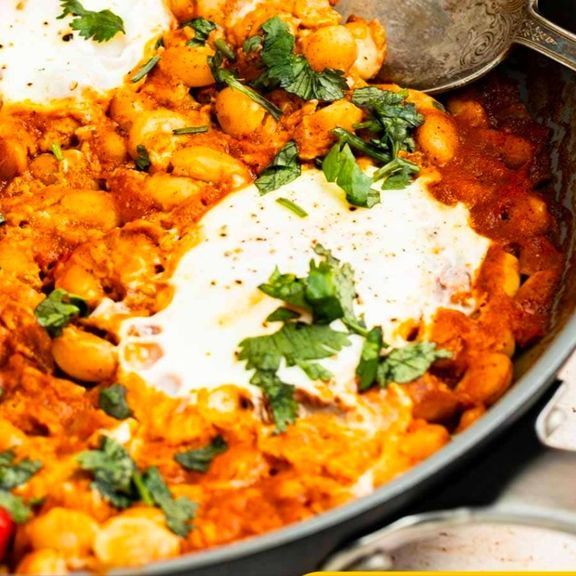 Fresh Beans And Eggs