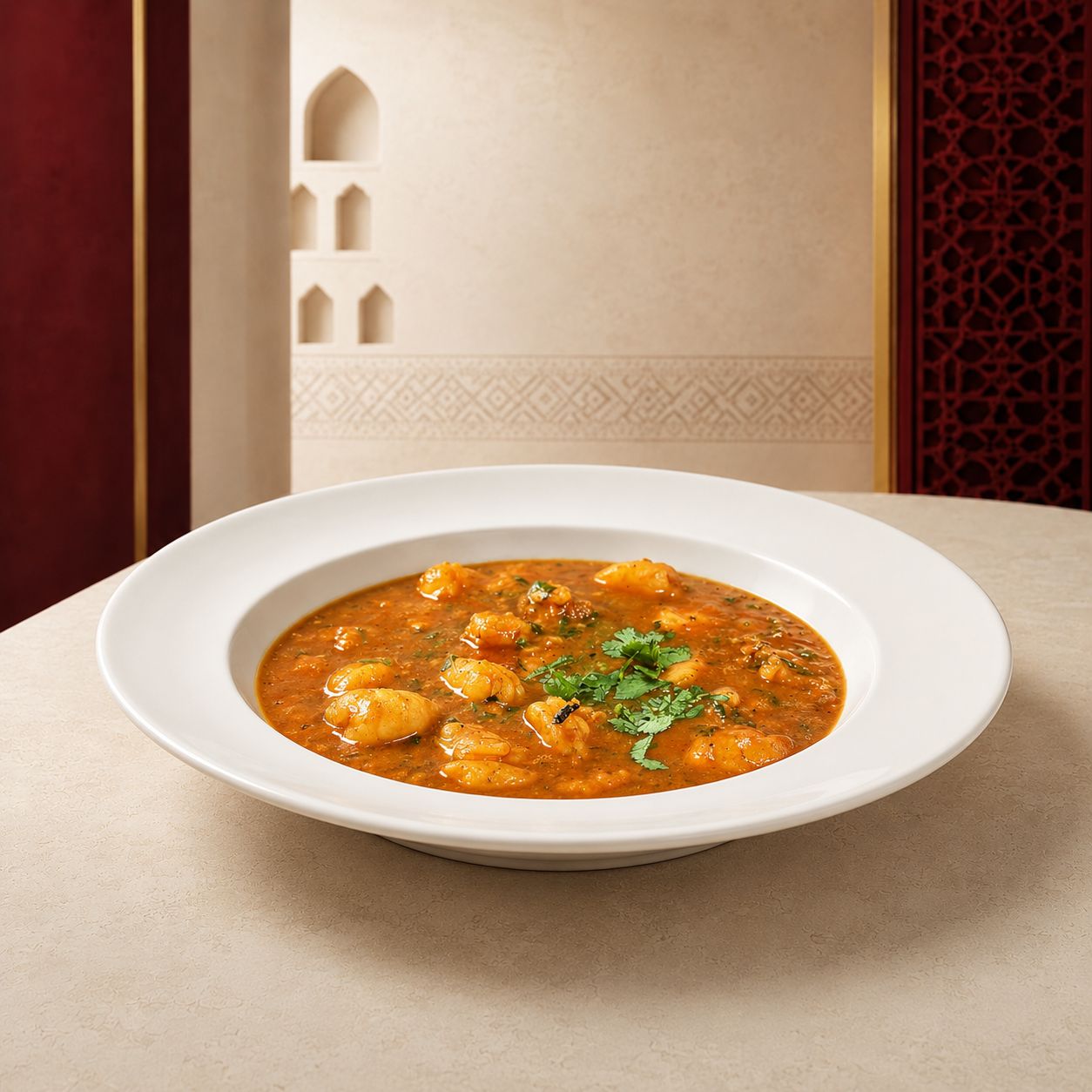 Fahsa Salamon And Shrimp