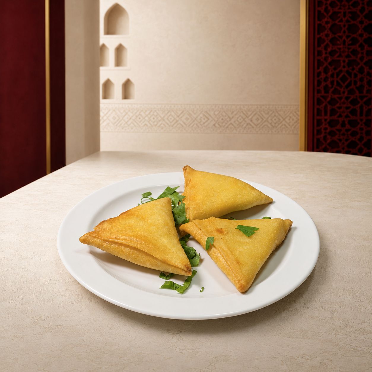MEAT/CHEESE SAMOSA